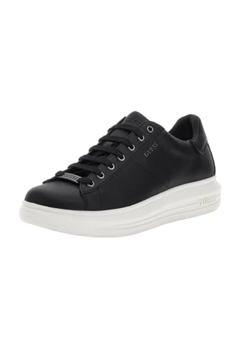 GUESS VIBO, Sneaker Hombre, Black, 42 EU