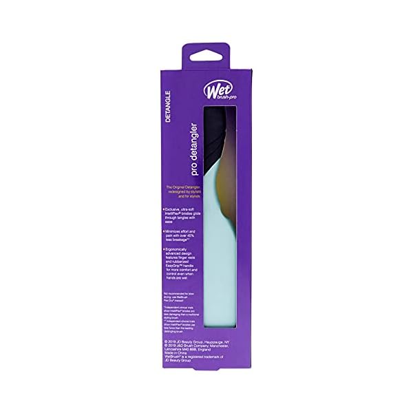 Wet Brush Pro Detangler Brush - Purist Blue for Unisex 1 Pc Hair Brush – Bild 4