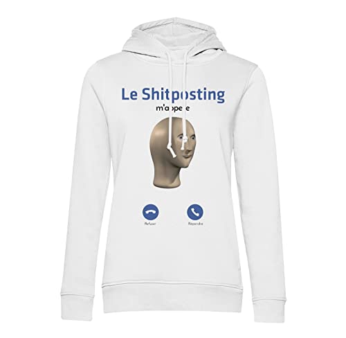 Sweat à capuche Le Shitposting m'appelle l'idée cadeau idéale pour fan de meme internet
