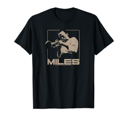 Miles Davis Monochromatic Marrón Camiseta