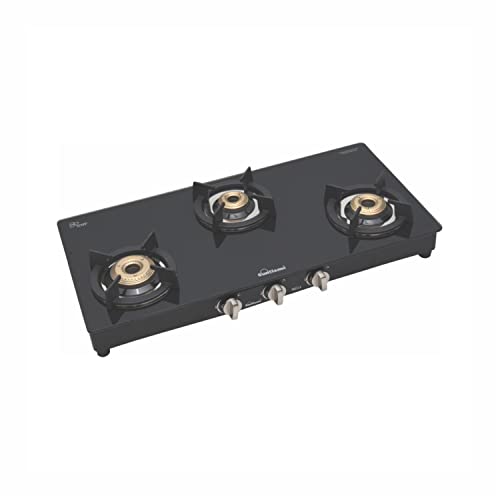 SUNFLAME LPG GAS STOVE 3 BURNER MEGA BLACK BRASS BURNER Price in
