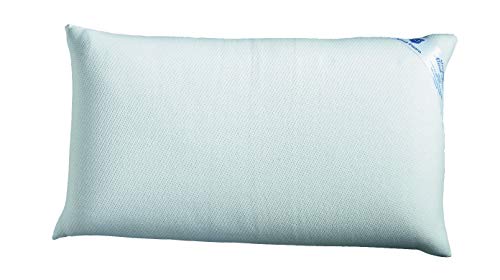 DUPEN - Almohada Viscoelástica Estrella adaptabilidad para el Cuello - Termoregulable, Blanco 70 cm
