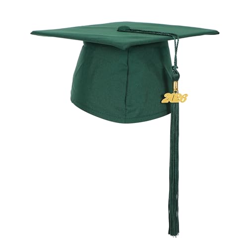 Image of Matte Kindergarten Preschool Graduation Gown and Cap Set with Year Tassel for Kids