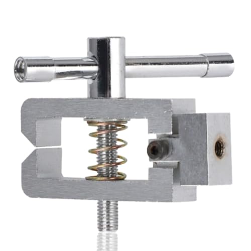 Thrust Tension Meter Clamp, SJJ 025 500N Micrometer Fixture Push Pull Force Fixture Stainless Steel Tensile Tester Fixture for Testing of Tensile Force, Destructive Force