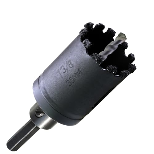 PLG2SUPT 1-3/8 inch Carbide Grit Hole Saw Cutter for Hardy