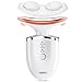 Massaggiatore Viso Elettrico Lifting Antirughe: Dispositivo di Bellezza per il Massaggio del Viso con 3 Modalità LED Luce 45°C EMS - Della Massager Facciale del Collo Skin Rassodante immagine