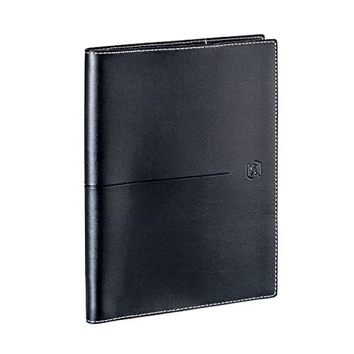 Agenda Oxford Voyage civil Semainier spiralé 15x21cm Année 2024 Noir Français