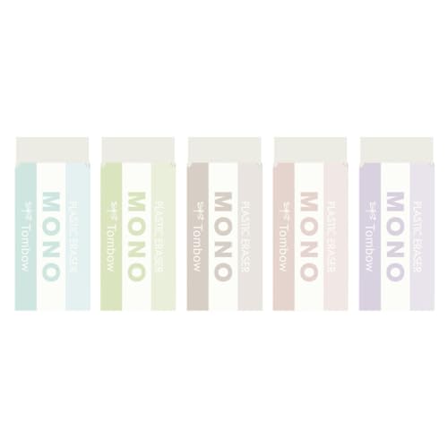 Amazon | トンボ鉛筆 消しゴム MONO パステルグラスカラー アソート