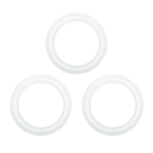 2' Spa Hot Tub Heater Flat Gasket O-Ring 711-4030B (3-Pack) - Replacement for Balboa and Gecko Standard 2 Inch Heater Unions