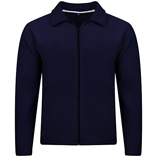 PALLTEX BWOLF Hunter Chaqueta Polar Hombre Forro Polar Hombre Polar Hombre Forro Polar Hombre Cremallera 100% Polar y cremallera, azul, XXXL Cover
