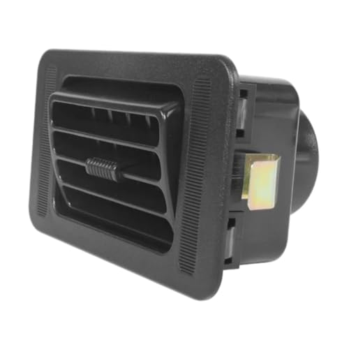 Rejilla de ventilación para coche con salida de aire ajustable negra para camper