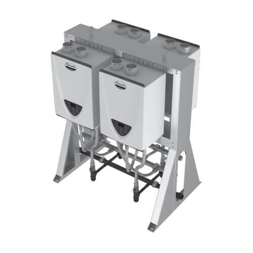AO Smith 398,000 BTU Commercial Indoor Tankless Rack System - Free-Standing  Back-to-Back (NG) - Amazon.com