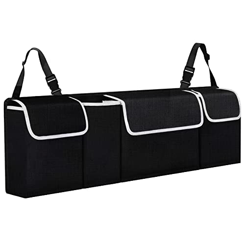 TANNESS Car Boot Seat Organiser with Adjustable Straps - Storage ...