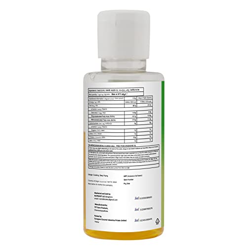 Image of nutndiet Wood Pressed Niger Seed Oil (100% Cold Pressed (Kacchi Ghani) using Wooden Kolhu /Chekku) (Ramtil ka Tel | रामतिल का तेल | Huchellu Enne | ಹುಚ್ಚೆಳ್ಳು ಎಣ್ಣೆ) | PET Bottle (50ml)