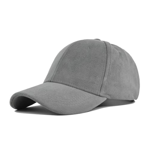 Gorra de béisbol ajustable para evitar deslumbramientos con visera de ante