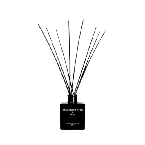 CERERÍA MOLLA 1899 | Mikado Premium XL Bulgarian Rose & Oud | Ambientador de Hogar | Difusor de Varillas | Perfume para Hogar | Aroma Natural | 500 ml