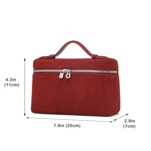 Image of Rejolly Crossbody Bag for Women Small Top-Handle Leather Pouch Purse Shoulder Handbag