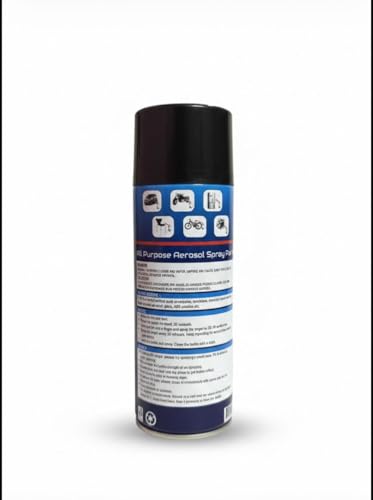 Image of Polo Spray Paint for Metal,Wood,Walls and Automotive Cars,Bikes(Multipurpose)|Quick Drying|Durable|400ml (Matt Black)