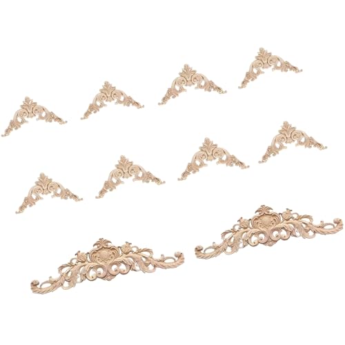 Appliques en bois de relooking meuble pour masquer les défauts de placard