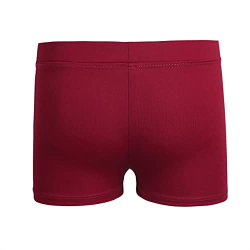 Kids Girls Gymnastic Shorts Stretchy Booty Boyshorts Boy Cut Sports Dance Running Activewear3