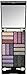 L.A. COLORS 8 Color Eyeshadow Palette, 0.70 Oz, Strange Love, 1 Count