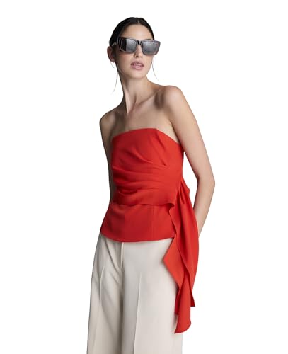 Kenneth Cole Women's Strapless Side Tie Bustier Top