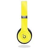 MightySkins Glossy Glitter Skin for Beats Solo 3 Wireless - Yellow | Protective, Durable High-Gloss Glitter Finish | Easy to Apply, Remove, and Change Styles | Made in The USA