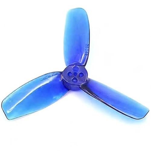 Hélice à trois pales 2,8 pouces bleue 200 mm pour drone de course FPV 2828
