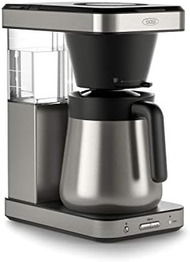 OXO Brew 8-Cup Coffee Maker - Single-Serve & Carafe, Thermal Stainless Steel, SCA Certified