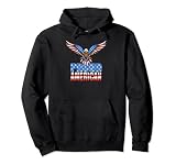 Águila y EE.UU. - Orgulloso Patriótico Americano EE.UU. Sudadera con Capucha