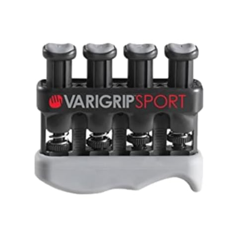 Dynatomy VariGrip Sport (VGSP), Adjustable Resistance, Medium, Heavy Finger, Hand Exerciser, Grip Strengthener, Extra-Wide Base, Padded fingertips, Callus Builder Cover