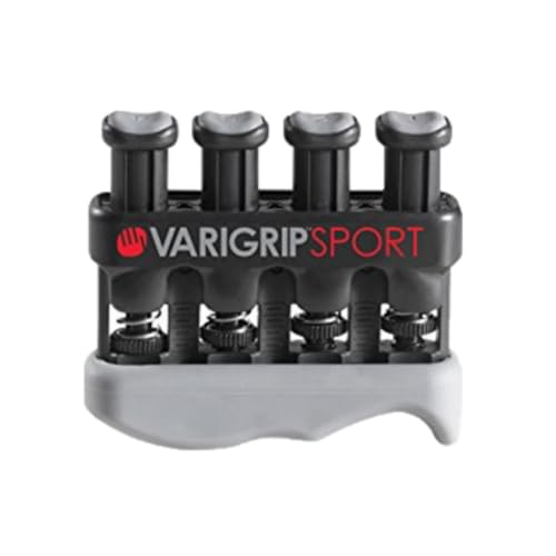 Dynatomy VariGrip Sport Fingerkrafttrainer, einstellbarer Widerstand, mittel, schwer, extraschwer, Fingertrainer, Handtrainer, Griffstärker, extra breite Basis, Hornhautaufbau, (VGSP)