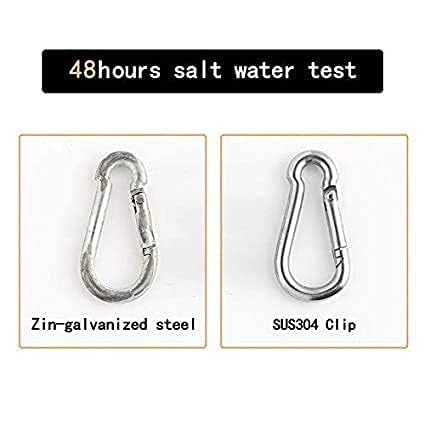 D&C PAWS Eye Clasp with Safety Hook β Heavy Duty Versatile Spring Buckle for Dog Leash Collar Connection, Keychains, and DIY Craft Projects Durable and Reliable Multipurpose Design (Pack of 2) 1