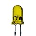 Lumetheus LED Diodos Emisores, 5mm Color Amarillo Ultrabrillante 3000 mcd 25 piezas 2-3 V 2 Pin Diodo Emisor de Luces LEDs lente difusa