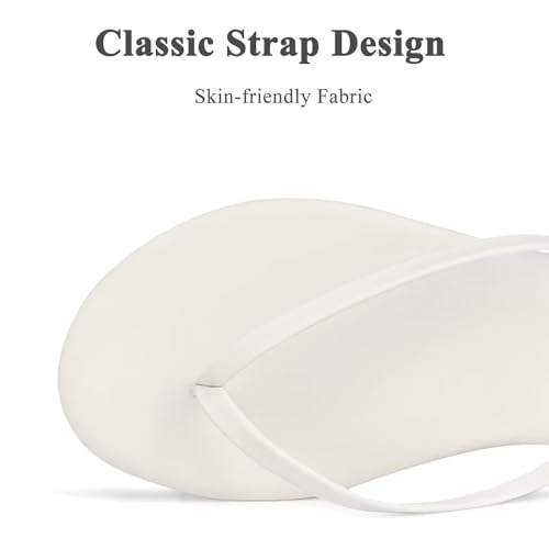 Image of Cheval Flat Leather Flip Flops for Women, Comfortable Dressy Thong Sandals 2026 Summer and Spring Vacation Essentials, Chanclas Para Mujer