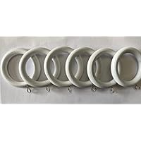 Anelli Per Tende In Legno 38mm - Set 24 Pezzi Per Asta Fino 35mm - Foto 6