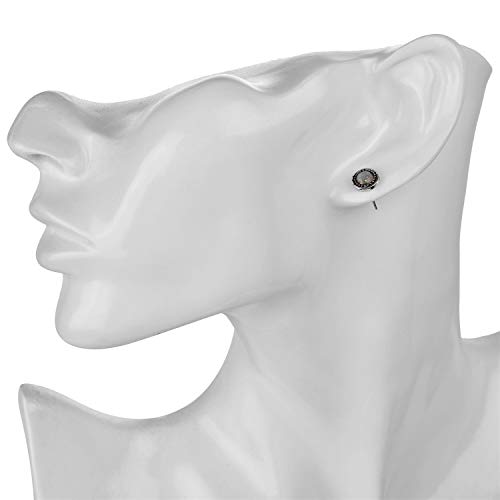 Lux Accessories Moon Sun Illuminati Pentagram Stud Earrings Set of 94