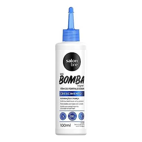 Salon Line - Linha SOS Bomba (Crescimento) - Tonico Fortalecedor 100 Ml - (SOS Bomb (Growth) - Strengthening Tonic 3.38 Fl Oz) Cover
