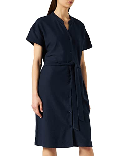 Seidensticker Damen 332762-19 Kleid, Blau, 38