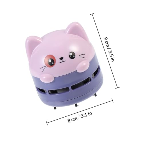 Mini aspiradora de escritorio portátil recargable ligera para teclado y mesa 3