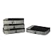 AmazonBasics 4 Piece Packing Travel Organizer Cubes Set - Large, Grey