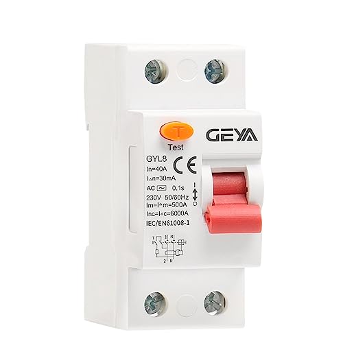 Interrupteur RCCB GYL8 40A 300mA pour renovation electrique