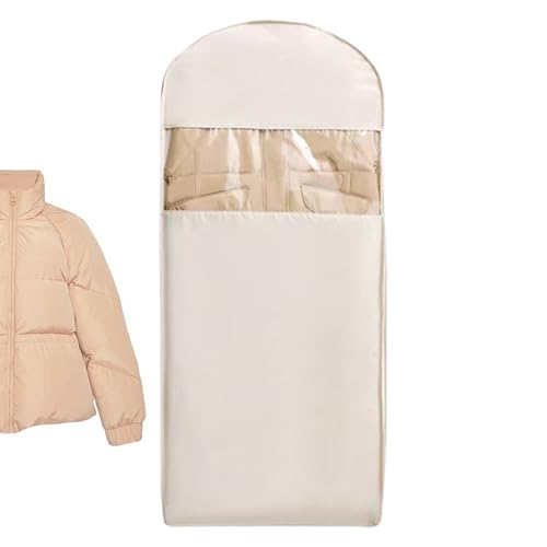Travel Garment Bag | Clothes Protectant Cover Pouch | Space Saving Dustproof Garment Bag with Compression Zipper for Travel Moving Airplane Closet
