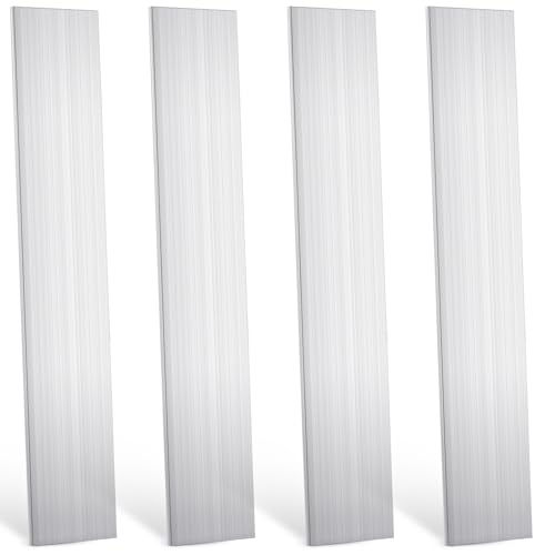 Therwen 4 Pcs Aluminum Flat Bar
