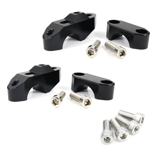Rehausseur de guidon argent 28mm pour Suzuki GSX-S1000 - Finition Premium