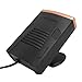 12V Car Heater Defroster, Fast Heating Auto Windshield Defogger, Quick Defrosting for Cars and Trucks, Rotatable Design with 2 Temperature Settings, Black Gold