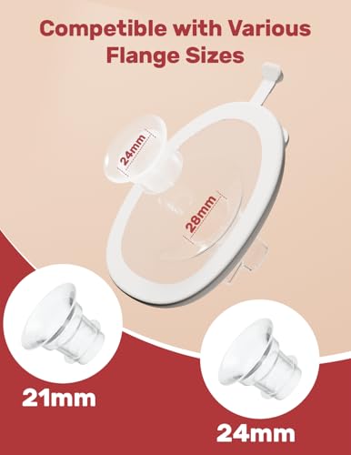 Image of NCVI Electric Breast Pump Hands-Free, Wearable Breast Pump with 21 /24mm Flange, Hospital-Grade Materal, BPA Free, Portable Breastfeeding Pump with 4 Modes 9 Levels for Home, Office and Nursing Room