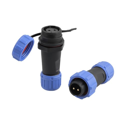 Conector de Aviación SP13 2 Pines Waterproof IP68 miniatura 3