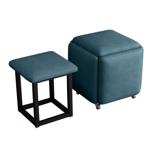 Tabouret cube empilable 5 en 1 pour optimiser l'espace de vie