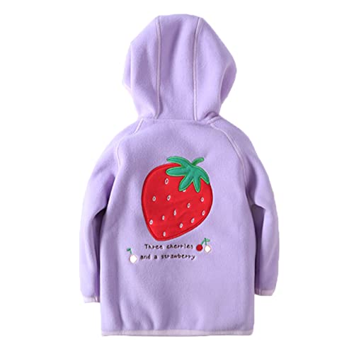 Toddler Boy Girl Long Sleeve Winter Cartoon Fleece Zip Up Hoodie Sweatshirt Kids Coat Jacket Warm Outwear2